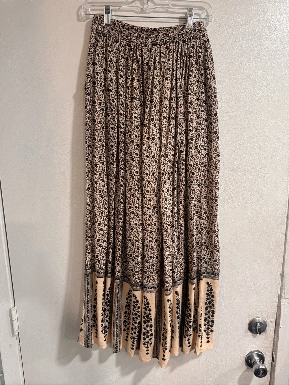 GOA Collection Bohemian Floral Maxi Skirt NWOT Size Small/ Medium